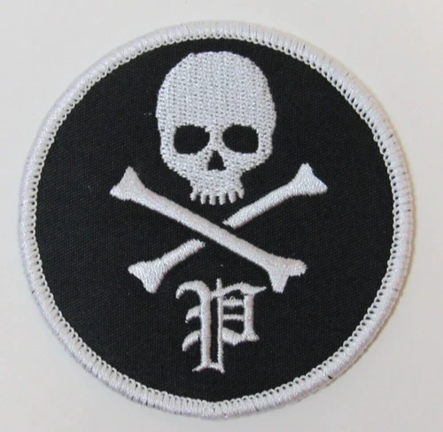 Polo Ralph Lauren Rugby Graffiti Sullivan Skull Bones Embroidered Patch!