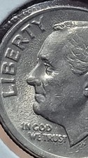 1988 P Roosevelt Dime Doble Die Error Letters And Numbers