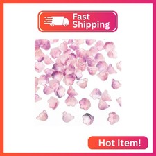 PATIKIL Glass Trumpet Flower Beads, 200 Pcs Gradient Flower Bead Charm for Jewel