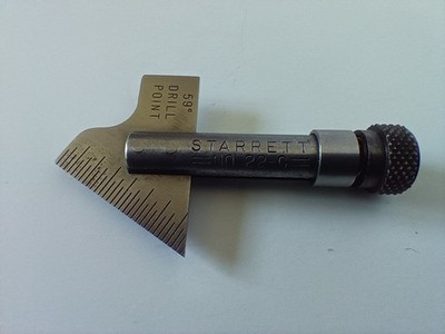 Starrett No. 22C 59 Degree Drill Point Gage