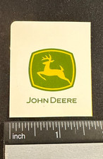 John Deere Tractor Sticker, Width: 1-3/4", Height: 2-1/16"