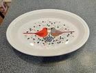 Fiesta Charley Harper Cardinals Oval Platter