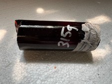 Tige en verre R-06 Reichenbach rose saumon/rouge aurore, COE 96 - 315 grammes