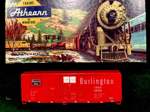 HO Athearn Burlington Northern 52659 40’ Grano Caja de Carga Coche con Caja - EC - Video | Zustand: Used