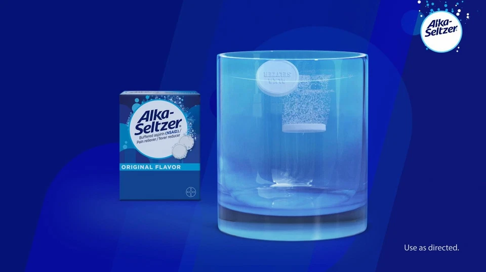 (2 упаковки) Alka-Seltzer оригинальное обезболивающее шипучее, 36 шт - Изображение 2 из 4