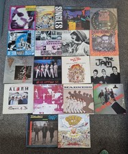 Various Punk Ska New Wave Vinyl Records Sham Chron Gen Jam UK Subs DKs Green ay