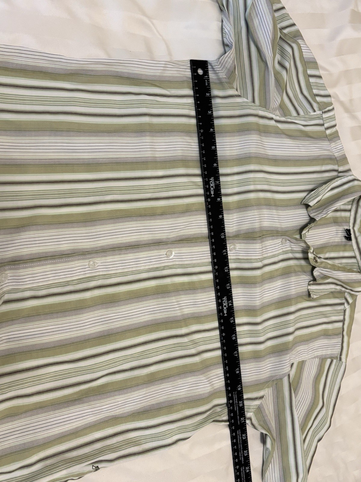 Rusty Cotton Polyester Button Down Short Sleeve S… - image 9