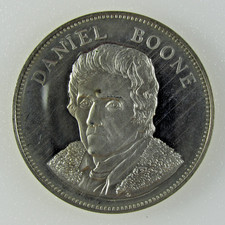 Sterling Silver - Daniel Boone - Gallery of Great Americans - 925 - 27.0 Grams 63.36 per troy oz