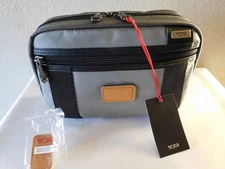 New TUMI FREMONT MCGUIRE Slate Grey Ballistic Nylon Travel Kit