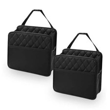 Foldable Car Seat Back Organizer, Large Capacity Hanging Car Backseat 2PCS