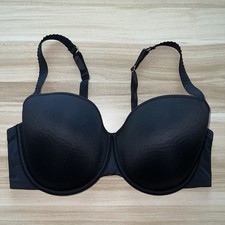 ThirdLove 24/7 Classic T-Shirt Bra 38E Black Underwire Memory Foam Cups