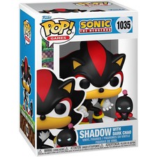 Figura POP Sonic The Hedgehog Shadow con Dark Chao