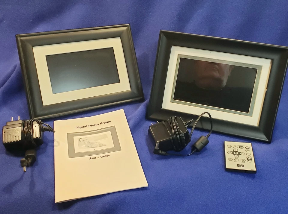 Pandigital PAN7001W01 & HP DF780a4 Digital 7" Frames USED WORKING Lot Of 2! - Image 2 of 4