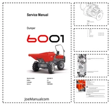 Wacker Neuson 6001 Dumper Service Manual PDF