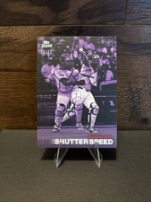2025 Topps Black & White - Shutter Speed Salvador Perez #SS18 Purple /25