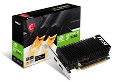 MSI GeForce® GT 1030 4GHD4 LP OC Scheda Video - 4GB DDR4, 64-bit, 384 CUDA Cores