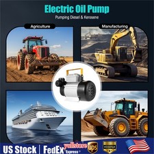 Self-priming Gear Electric Oil Transfer Pump For Fuel 60HZ 16 GPM AC 110V US NEW