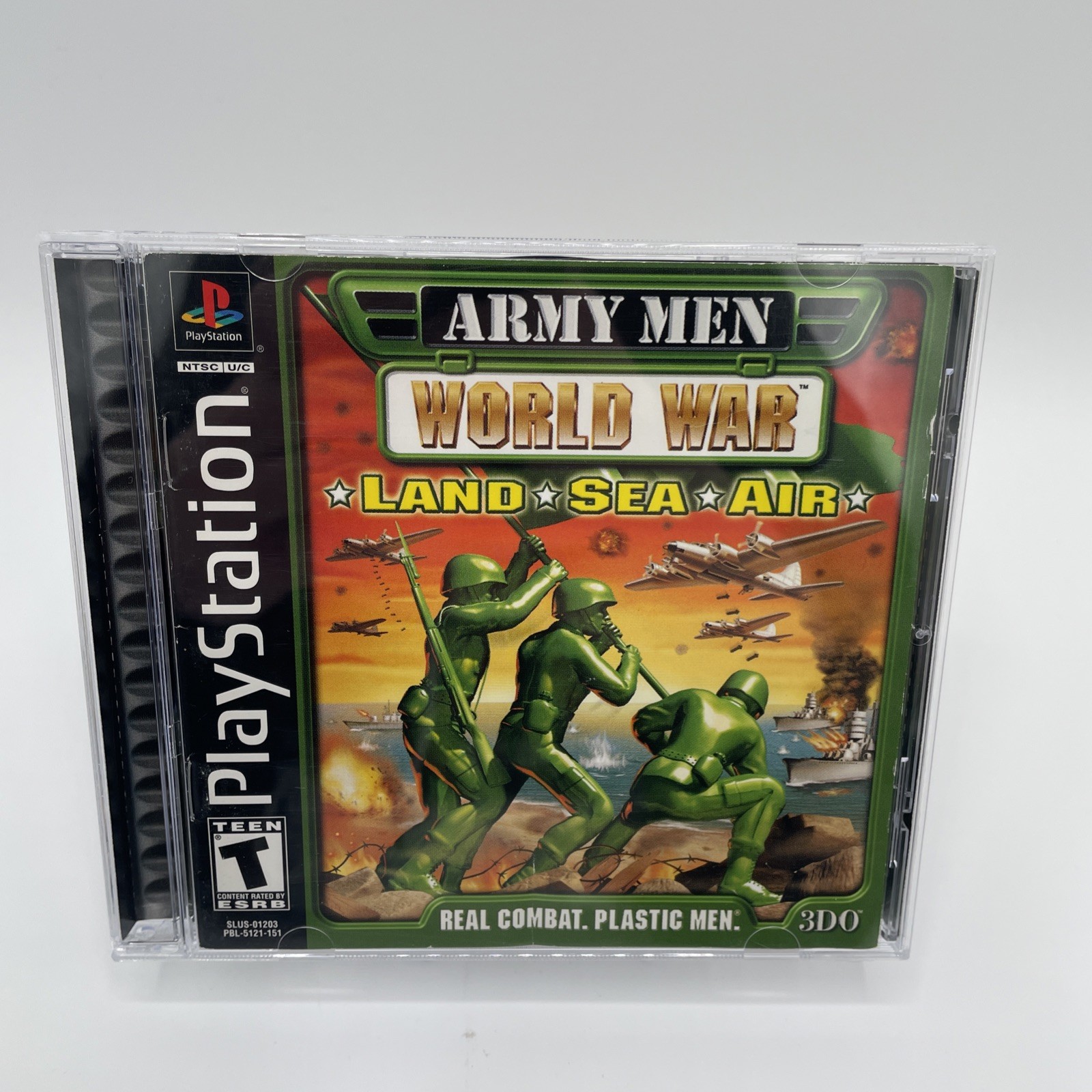 Army Men: World War Land, Sea, Air PS1 PlayStation 1 Complete CIB + Reg Card