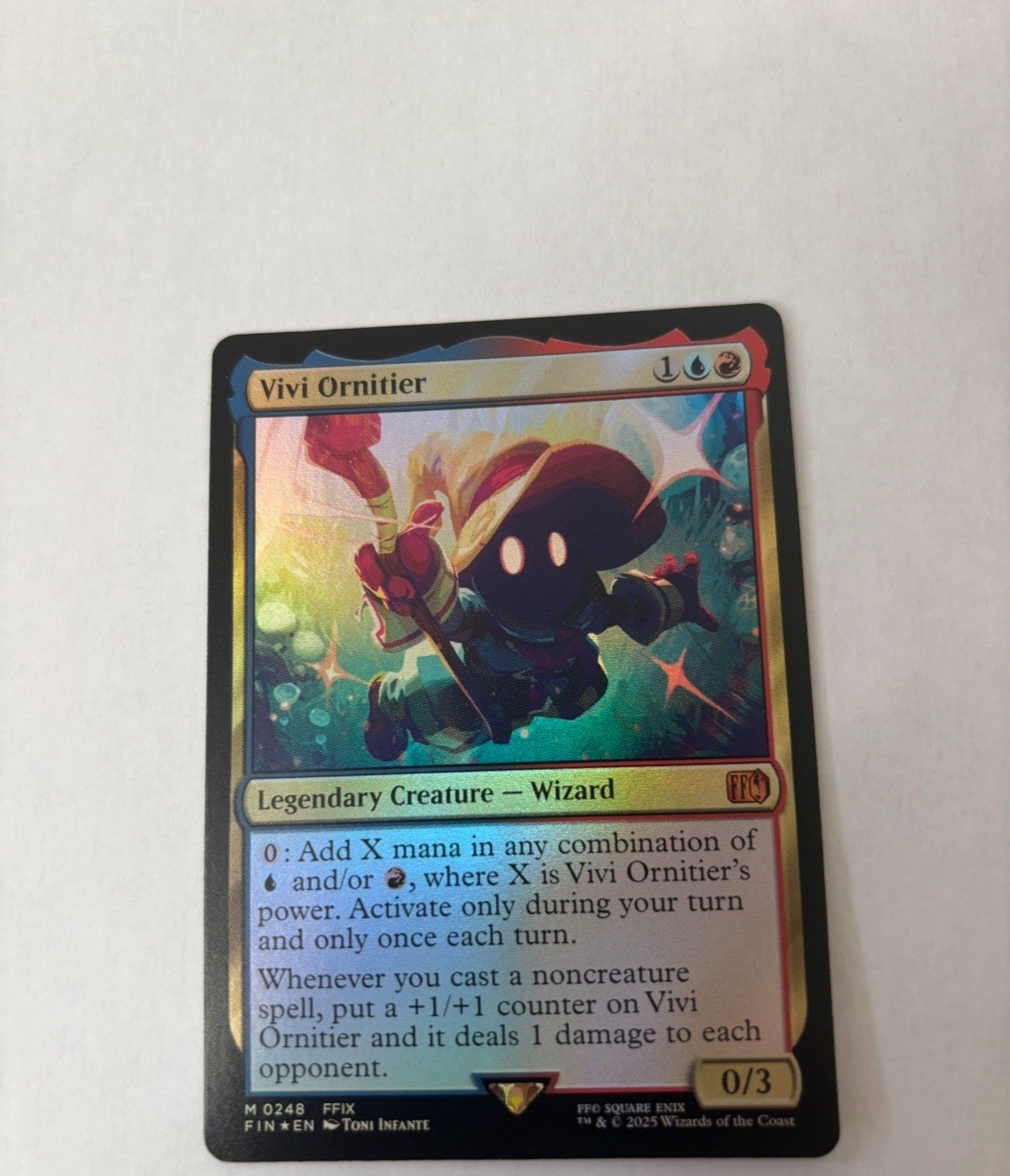 Vivi Ornitier - FOIL - Final Fantasy, Magic the Gathering - Inglés -