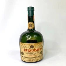 Courvoisier French Cognac Empty Green Bottle VSOP US Tax Label