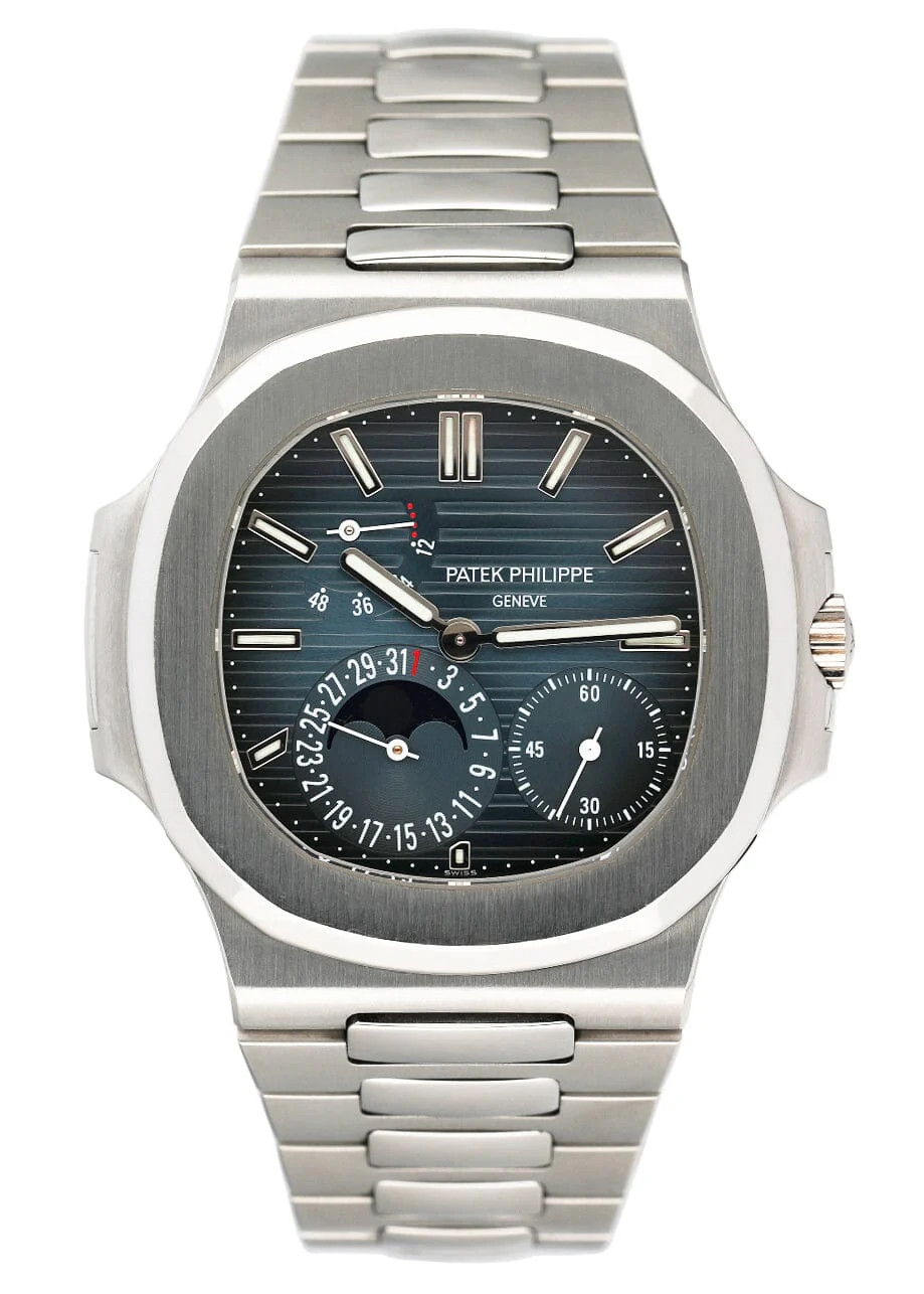 Patek Philippe Nautilus 5712/1A Moon Phase Mens Watch Box Papers