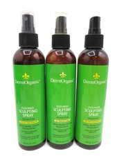 DERMORGANIC SCULPTING SPRAY FLEXIBLE HOLD 8 OZ Lot of 3 