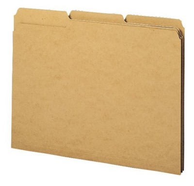 Smead 10830 File Folder - Letter - 17pt Kraft - 50/Box