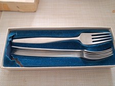 6 Fourchettes "Aztec" - Don Wallace pour Norsk Stallpress (1965) - Vintage