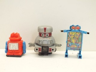 VINTAGE 1980s X 3 ROBOTS UNTESTED SOLD AS SPARES REPAIRS (R7)