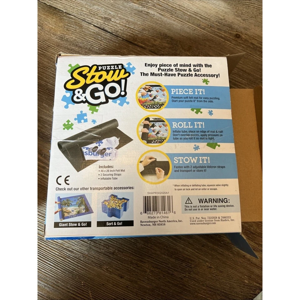 Ravensburger Puzzle Stow and Go 存储系统 卷垫 46 英寸 X 26 英寸 全新 — 第 3/4 张图片