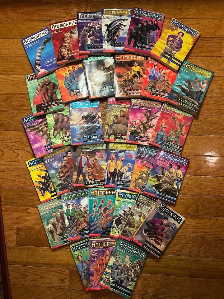 ANIMORPHS Series Lot of 33 Books (#1 to #33), Vintage K.A. Applegate Scholastic Foto 3 de 4