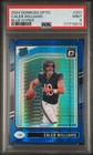 2024 Panini Donruss Optic Caleb Williams Blue Hyper #201 PSA 9