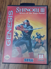 Shinobi III: Return of the Ninja Master (Sega Genesis, 1993) No Manual