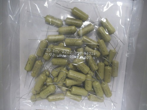 0,22 uF 220 nF 0,22 400V FUZZ SENF SENF MULLARD Unser Set 3 Stück CL3/48 - Bild 3 von 7