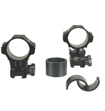 Adjustable Center Height Scope Mounts 11mm Dovetail 30mm W 1" Inserts