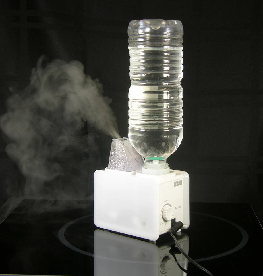 SPT White Cool Mist Ultrasonic Personal Humidifier, 120CC Hour Quiet Mini Room - Image 2 of 4