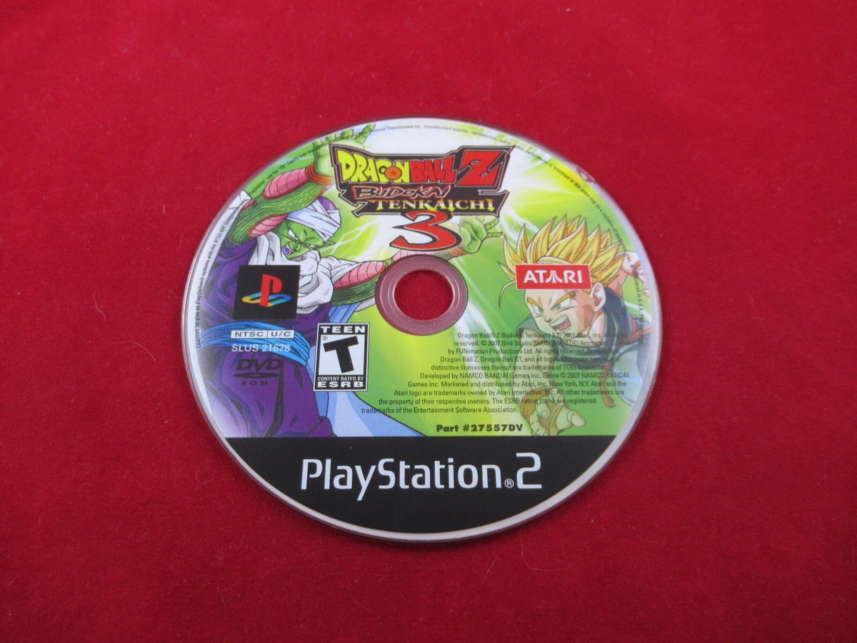 Dragon Ball Z Budokai Tenkaichi 3 PS2 – PAL FR – Complet (CIB) état Correct