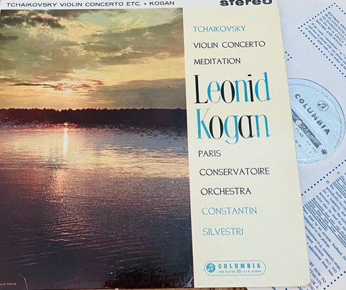 COLUMBIA SAX 2323 Tchaikovsky Violin Concerto Meditation L.Kogan C.Silvestri