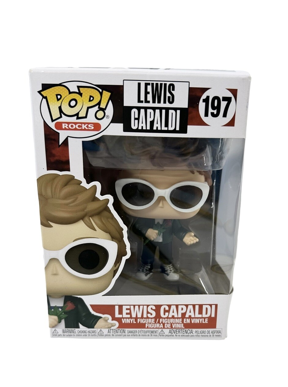 Figura coleccionable Lewis Capaldi Rubio Pop 2021 Handpicked Rocks #197