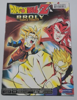 DragonBall Z - Broly Triple Threat (DVD, 2006, 3-Disc Set, Uncut