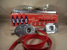 Vintage 40s 50s Arco Childrens Ice Skates NIB Great Vintage Outdoor Winter Decor