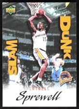 1997-98 8380B Upper Deck Nestle Slam Dunk Latrell Sprewell Golden State Warriors