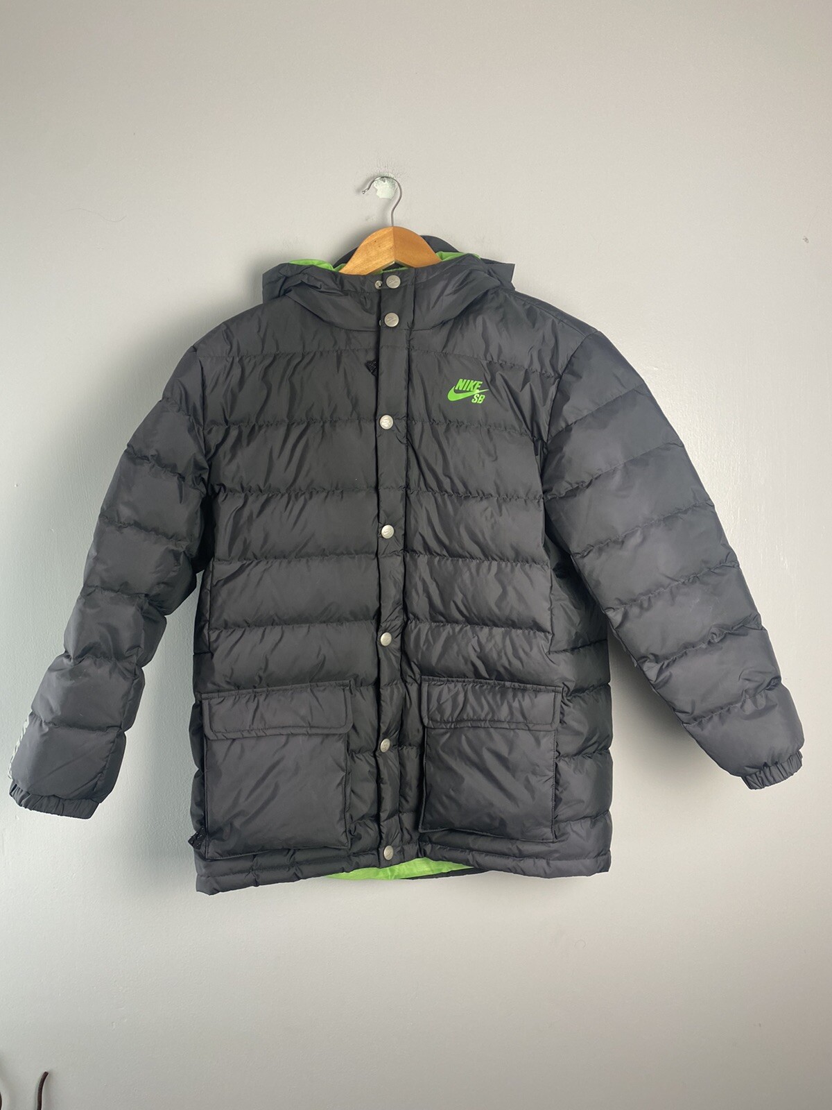 Nike SB Grey Duck Down Puffer Jacket 