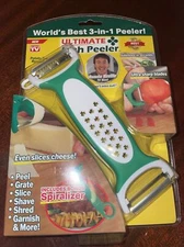 Ultimate Irish Peeler World's Best 3-in-1 Peeler Tested Best by Spark Innovation