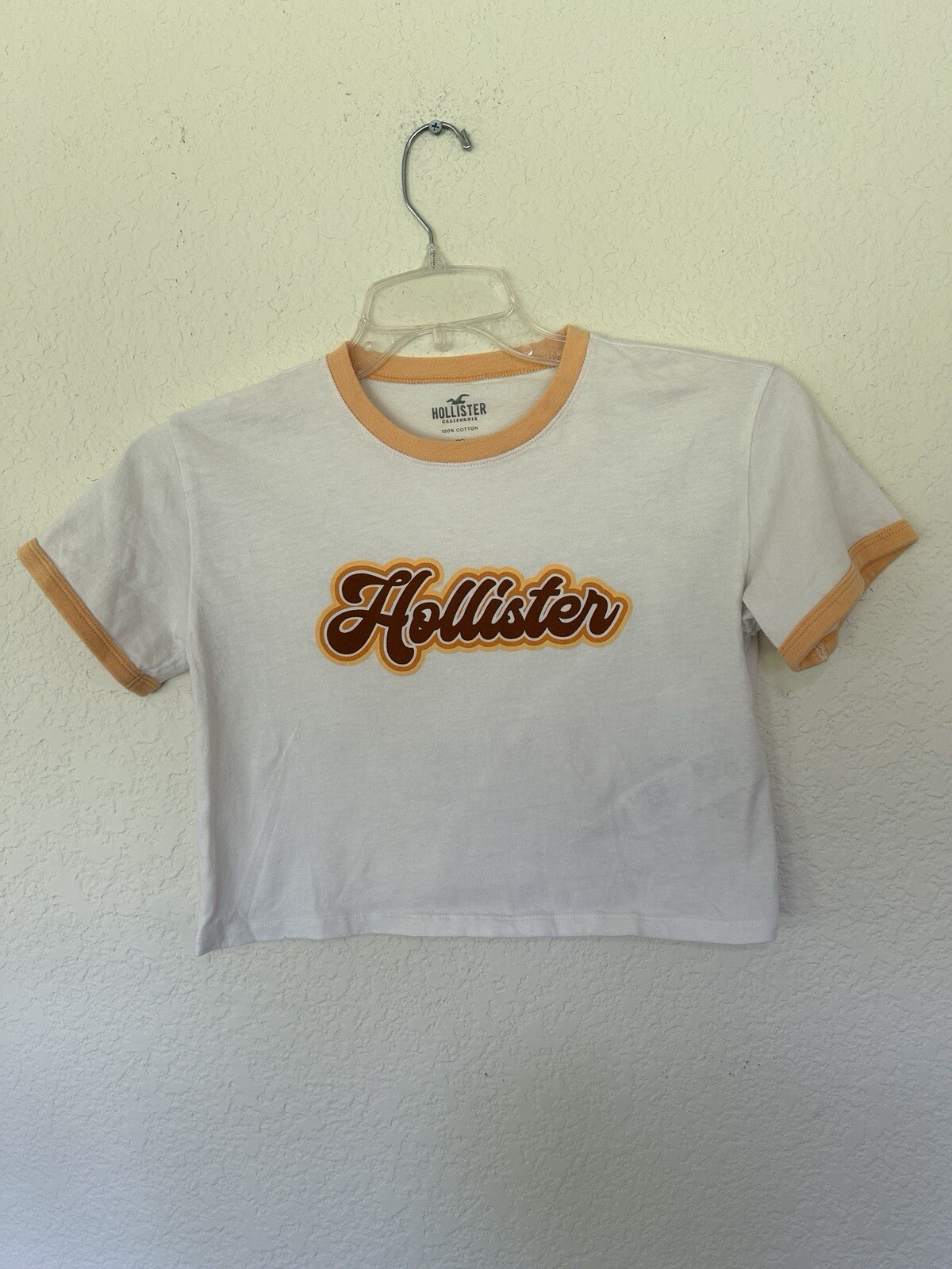 Hollister Crop Top Tee Shirt Sz XXS.      (a)