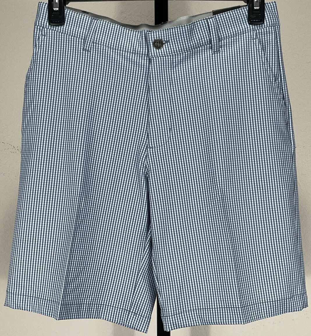 Adidas Ultimate 365 Gingham Woven Short Sz 30 Tech Ink $65 | eBay