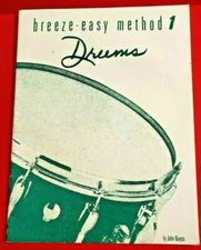 Breeze-Easy Method 1 DRUMS by John Kinyon (1983, paperback) Warner Bros., Inc.
