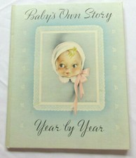 1941 WHITMAN BOOK BABY'S OWN STORY YEAR BY YEAR NEVER USED WITH BOX