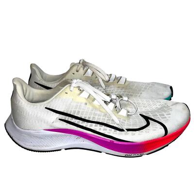 Nike Air Zoom Mens Size 13 Pegasus 37 White Running Shoes