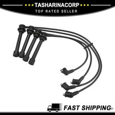 Piece Of 4 Spark Plug Wire Ignition Coil Cable No.224409z060 For Nissan Frontier